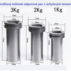 Grafit kelímek  na odporovou pec