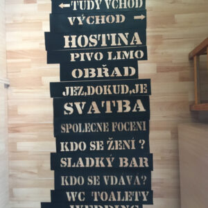 ŠABLONY - SVATEBNÍ TÉMATIKA-Gothic nebo Army